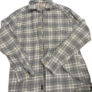 Faherty Organic Cotton Plaid Men's Shirt Large